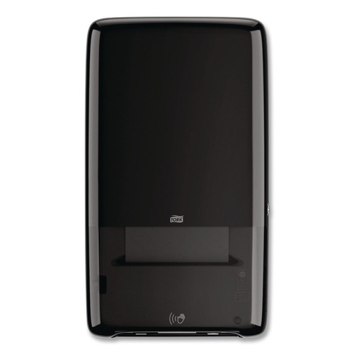 Paper Towels and Napkins | Tork 552548 PeakServe 14.47 in. x 4.04 in. x 25.15 in. Automatic Continuous Paper Hand Towel Dispenser - Black image number 0