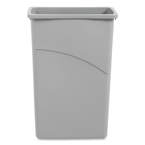 Trash & Waste Bins | Boardwalk 1868188 23 gal. Plastic Slim Waste Container - Gray image number 0