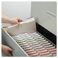 Office Jansan | Smead 12343 Colored File Folders with Assorted 1/3-Cut Tab Positions - Letter, Gray (100/Box) image number 6