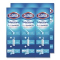 Drain Cleaning | Clorox 03191 ToiletWand Disposable Toilet Cleaning System with Handle/Caddy/Refills - White (6/Carton) image number 0