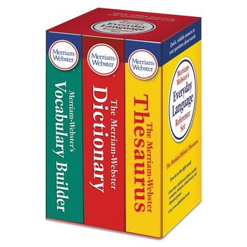 Merriam Webster Dictionary Thesaurus Vocabulary Builder Everyday Language Reference Set