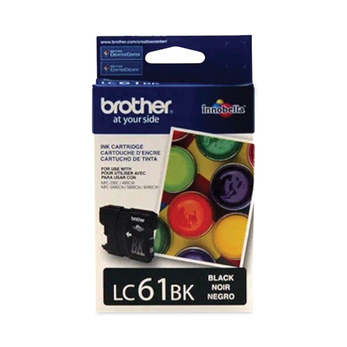 Office Jansan | Brother LC61BK LC61BK Innobella 450 Page-Yield Ink - Black image number 0