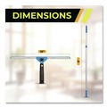 Cleaning Tools | Gritt Commercial GRI1306F182PK Pro Window Washing Kit with Swivel Squeegee and 6 ft Telescopic Pole, 18-in Wide Blade, 2/Kit image number 4
