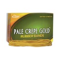 Customer Appreciation Sale - Save up to $60 off | Alliance 21405 Pale Crepe Gold Rubber Bands, Size 117b, 0.06 in. Gauge, Crepe, 1 Lb Box, (300-Piece/Box) image number 1