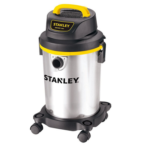  | Stanley SL18129 4.0 Peak HP 4 Gal. Portable S.S. Wet Dry Vacuum with Casters image number 0