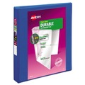 Office Jansan | Avery 17014 3 Slant Rings 1 in. Capacity 11 in. x 8.5 in. Durable View Binder with DuraHinge - Blue image number 0