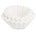 Breakroom Supplies | BUNN 20104.0001 Coffee Filters, 8 To 10 Cup Size, Flat Bottom, 100/pack, 12 Packs/carton image number 1