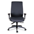  | Alera ALEHPM4101 Wrigley Series 275 lbs. Capacity High Performance High-Back Multifunction Task Chair - Black image number 1