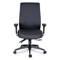  | Alera ALEHPM4101 Wrigley Series 18.7 in. to 22.24 in. Seat Height High Performance High-Back Multifunction Task Chair - Black image number 1