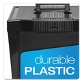 Office Jansan | Pendaflex 20861 13.5 in. x 10.25 in. x 10.88 in. Portable Letter Size File Box - Black image number 3