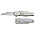 Knives | Klein Tools 44001 Lockback Pocket Knife, 2 1/2 in Stainless Steel Blade; Lockback Pocket Knife, 2 1/2 in Stainless Steel Drop-Point Blade image number 0