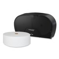 Toilet Paper Dispensers | Morcon Paper VT1004 Valay 5.62 in. x 11.4 in. x 21.2 in. Small Core Jumbo Bath Tissue Dispenser - Black image number 1