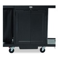 Utility Carts | Rubbermaid Commercial 2202525 Resin Locking Door Kit for Rubbermaid Commercial 2202581/2202527/2202585 - Black image number 1