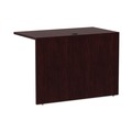  | Alera ALEVA354224MY Valencia Series 42 in. x 23-5/8 in. x 29-1/2 in. Reversible Return/Bridge Shell - Mahogany image number 3