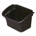 Cleaning Carts | Rubbermaid Commercial FG335488BLA 4 Gallon Utility Bin (Black) image number 1