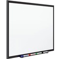  | Quartet 2544B Classic Series 48 in. x 36 in. Porcelain Magnetic Dry Erase Board - White Surface/Black Aluminum Frame image number 0