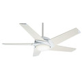 Ceiling Fans | Casablanca 59105 54 in. Stealth DC Snow White Ceiling Fan with Light and Remote image number 0