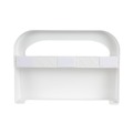 Boardwalk BWKKD100 16 in. x 3 in. x 11.5 in. Toilet Seat Cover Dispenser - White (2-Piece/Box) image number 1