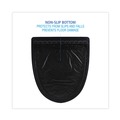 Cleaning & Janitorial Supplies | Boardwalk PSUMP000I006M0021430L1 17.5 in. x 20 in. 2.0 Rubber Urinal Mat - Black (6/Carton) image number 4