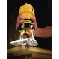 Laminate Trimmers | Dewalt DWE6000 4.5 Amp Single Speed 1/4 in. Laminate Trimmer image number 4