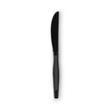 Cutlery | Dixie KM517 Plastic Cutlery Heavy Mediumweight Knives - Black (1000/Carton) image number 2