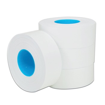 Garvey 0.44 in. x 0.81 in. One-Line Pricemarker Labels Bulk Pack - White (1200/Roll, 16 Rolls/Box)