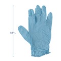 Disposable Gloves | Boardwalk 382MBXA 5 mil. Disposable Examination Nitrile Gloves - Medium Blue (100/Box) image number 3