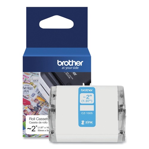 Bulk Savings Pricing 2 | Brother CZ1005 1.97 in. x 16.4 ft. CZ Roll Cassette - White image number 0