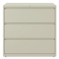  | Alera 25504 42 in. x 18.63 in. x 40.25 in. 3 Legal/Letter/A4/A5 Size Lateral File Drawers - Putty image number 1