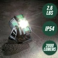 Work Lights | Metabo HPT UB18DBQ4M 18V MultiVolt Lithium-Ion 2000 Lumen Cordless Work Light (Tool Only) image number 4