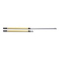 Mops | Rubbermaid Commercial HYGEN FGQ75500YL00 48 in. - 72 in. HYGEN Quick-Connect Extension Handle - Yellow/Black image number 2