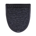 Cleaning & Janitorial Supplies | Boardwalk PSUMP000I006M0021430L1 17.5 in. x 20 in. 2.0 Rubber Urinal Mat - Black (6/Carton) image number 0