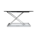  | Alera AEWR7B AdaptivErgo 31.25 in. x 12.63 in. x 1.38 in. - 16 in. Laptop Lifting Workstation - Black/Silver image number 1