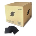 Paper Towels and Napkins | GEN 1401 9 in. x 9 in. 1-Ply Cocktail Napkins - Black (4000/Carton) image number 0
