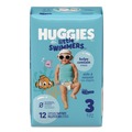 Cleaning & Janitorial Supplies | Huggies 18339 16 lbs. to 26 lbs. Little Swimmers - Size 3 (8/Carton) image number 4