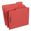 Mothers Day Sale! Save an Extra 10% off your order | Universal UNV13523 Deluxe Reinforced 1/3-Cut Top Tab Folders with Fasteners - Letter Size, Red (50/Box) image number 0