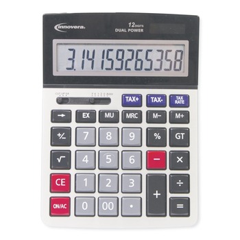 Innovera IVR15975 12-Digit LCD Large Display Calculator