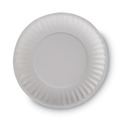 Bowls and Plates | Dixie DBP06W 6 in. Clay Coated Paper Plates - White (12 Packs/Carton) image number 1