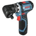 Drill Drivers | Factory Reconditioned Bosch GSR12V-140FCB22-RT 12V Lithium-Ion Max FlexiClick 5-In-1 1/4 in. Cordless Drill Driver System Kit (2 Ah) image number 1