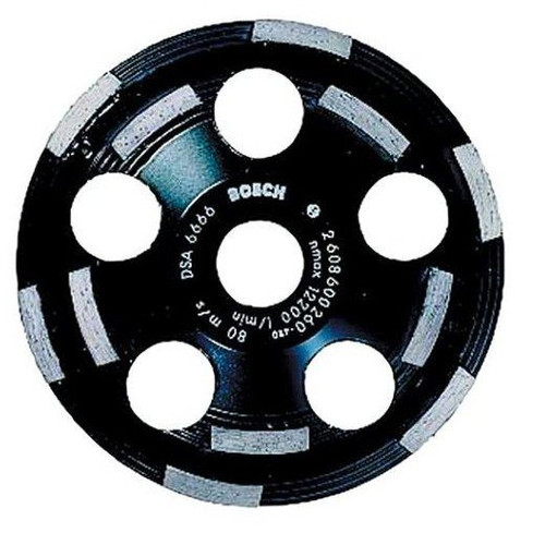 Grinding, Sanding, Polishing Accessories | Bosch DC520 5 in. Double Row Diamond Cup Wheel image number 0