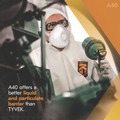 Safety Equipment | Ansell KCC 44446 A40 Liquid and Particle Protection Lab Coats with Elastic Wrists - Triple Extra Large, White (30/Carton) image number 1