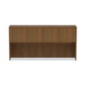  | Alera VA287215WA Valencia Series 70.63 in. x 15 in. x 35.38 in. 3-Compartment Hutch - Modern Walnut image number 2