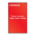 Office Jansan | Universal UNV84679 5.5 in. x 3.5 in. 5 mil Laminating Pouches - Gloss Clear (25/Pack) image number 4
