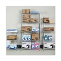 Tool Storage Accessories | Alera ALESW853614SR 36 in. x 14 in. x 72 in. 5-Shelf Residential Wire Shelving - Silver image number 7