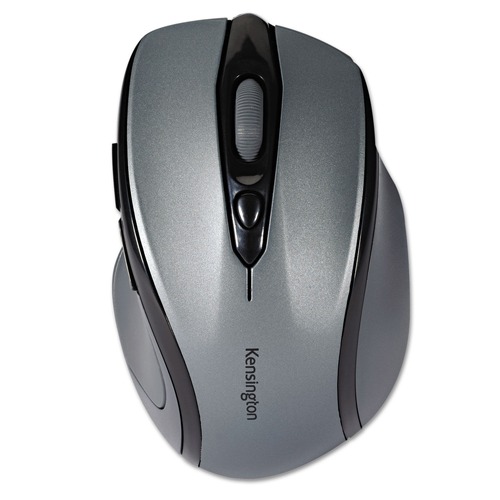 Office & Office Supplies | Kensington K72423AMA 2.4 GHz Frequency/30 ft. Range Right Hand Pro Fit Mid-Size Wireless Mouse - Gray image number 0