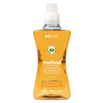 Method 53.5 oz. Bottle 4X Concentrated Laundry Detergent - Ginger Mango (4/Carton)