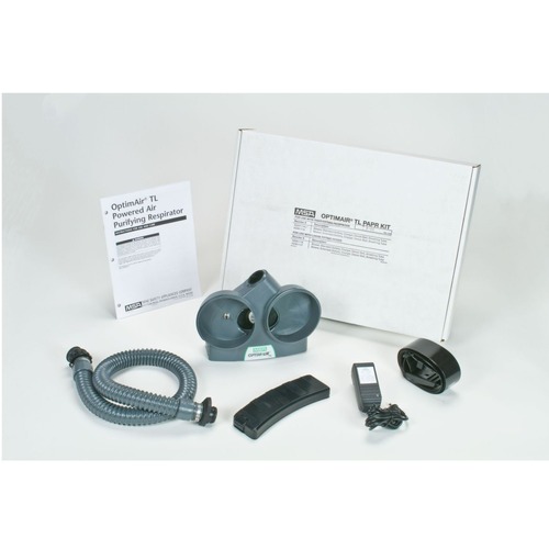Respirators | MSA 10081114 OptimAir TL Kit of Facepieces with Standard Battery image number 0