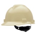  | MSA 495856 V-Gard Slotted Cap with Fas-Trac III Suspension - Light Buff image number 0