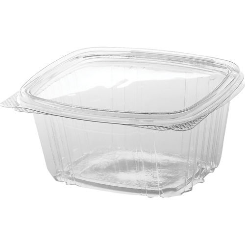  | Genpak AD16 16 oz. Hinged Deli Container (200-Pack) image number 0