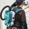 Dust Collectors | Makita XCV10PTX 18V X2 (36V) LXT Brushless Lithium-Ion 1/2 Gallon Cordless Backpack Dry Dust Extractor Kit with HEPA Filter, AWS Capable, and 2 Batteries (5 Ah) image number 10